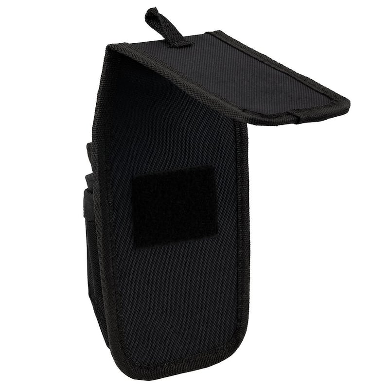 Husky 5 in. 5-Pocket Black Four Barrel Tool Belt Pouch - HD00131-TH