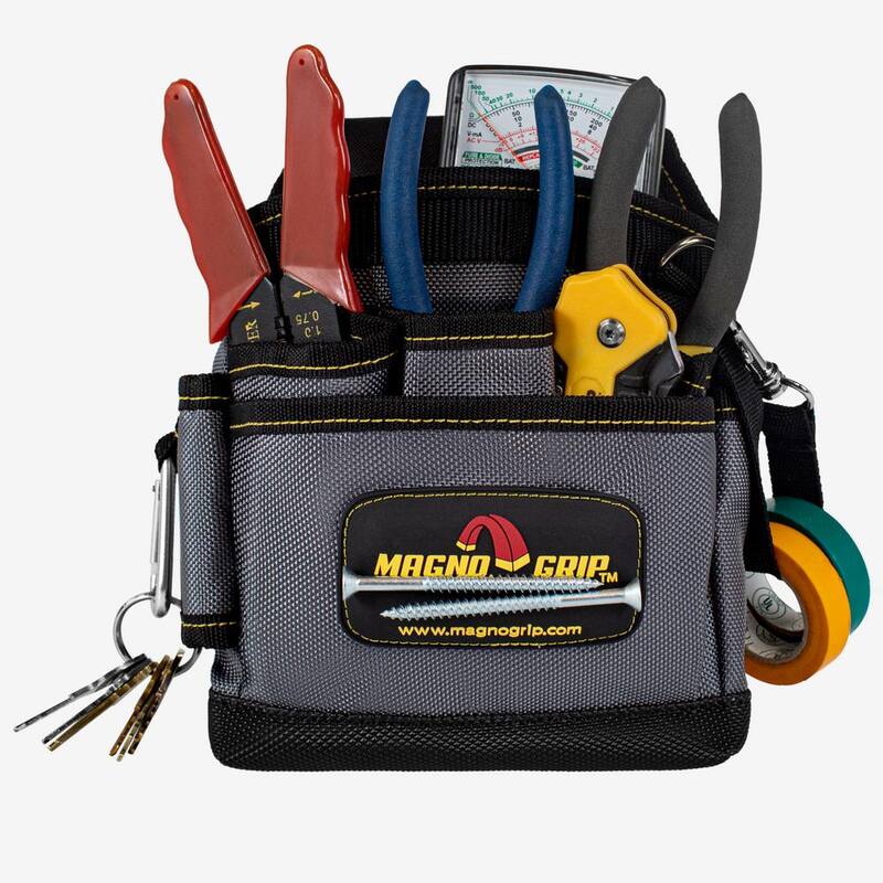 MagnoGrip 9-Pocket Magnetic Maintenance Tool Pouch with Quick Snap Pencil Holder - 002-870
