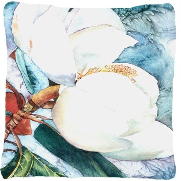 Carolines Treasures Carolines Treasures 8001PW1414 14 x 14 in. Flower - Magnolia Decorative Fabric Pillow - 8001PW1414