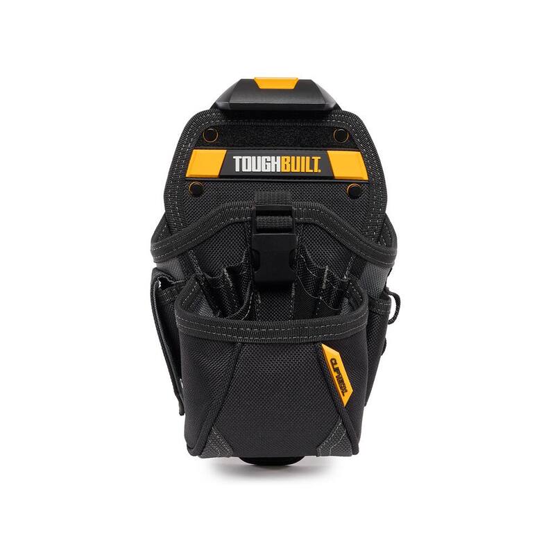 TOUGHBUILT 15-Pocket Specialist Drill Holster ClipTech Pouch in Black with No-Snag Hidden-Seam construction - TB-CT-20-LX