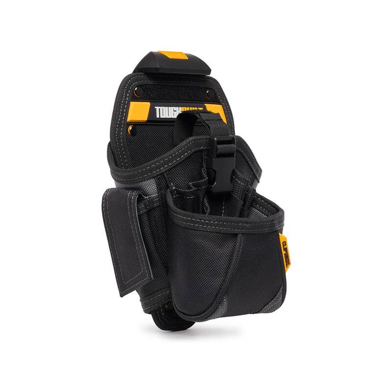 TOUGHBUILT 15-Pocket Specialist Drill Holster ClipTech Pouch in Black with No-Snag Hidden-Seam construction - TB-CT-20-LX