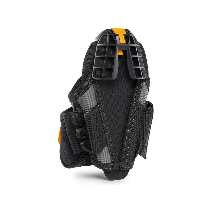 TOUGHBUILT 15-Pocket Specialist Drill Holster ClipTech Pouch in Black with No-Snag Hidden-Seam construction - TB-CT-20-LX