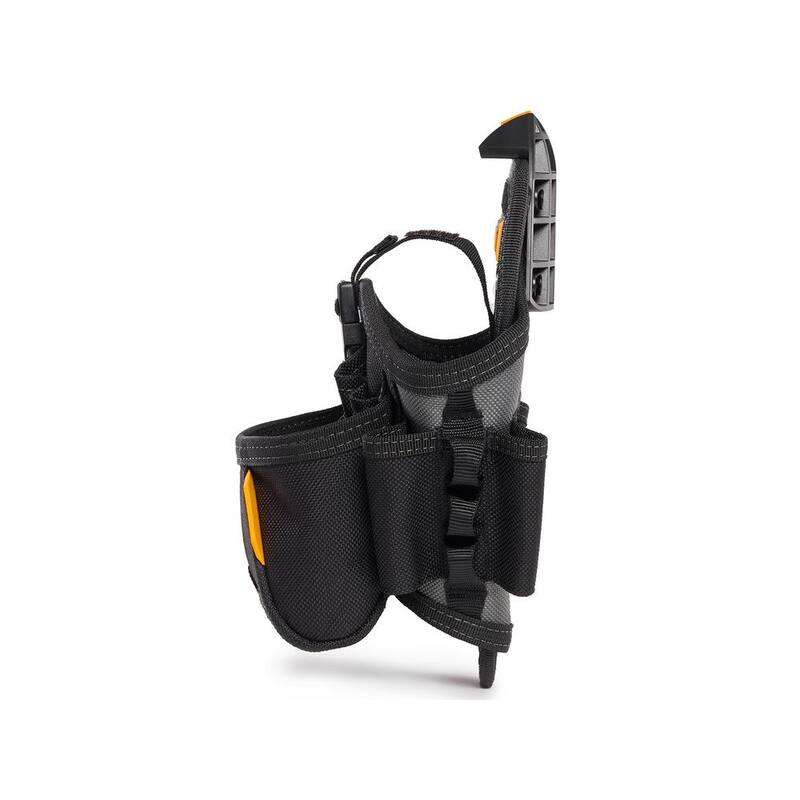 TOUGHBUILT 15-Pocket Specialist Drill Holster ClipTech Pouch in Black with No-Snag Hidden-Seam construction - TB-CT-20-LX