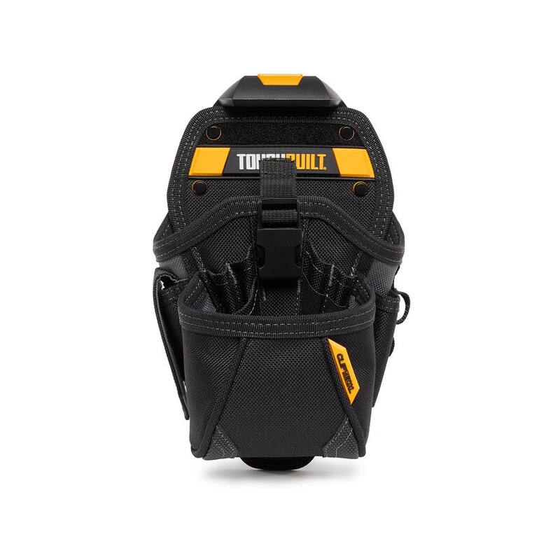 TOUGHBUILT 15-Pocket Specialist Drill Holster ClipTech Pouch in Black with No-Snag Hidden-Seam construction - TB-CT-20-LX