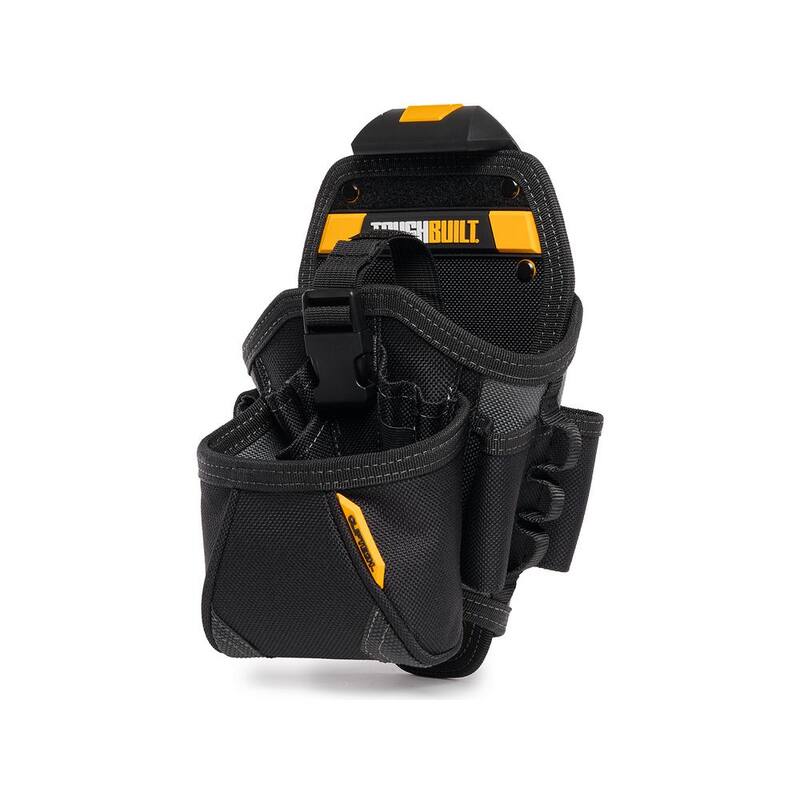 TOUGHBUILT 15-Pocket Specialist Drill Holster ClipTech Pouch in Black with No-Snag Hidden-Seam construction - TB-CT-20-LX