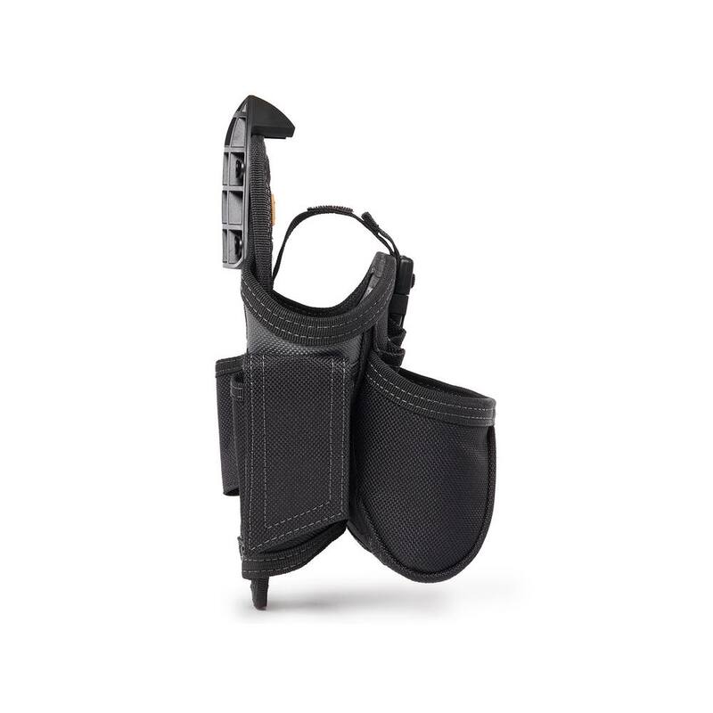 TOUGHBUILT 15-Pocket Specialist Drill Holster ClipTech Pouch in Black with No-Snag Hidden-Seam construction - TB-CT-20-LX
