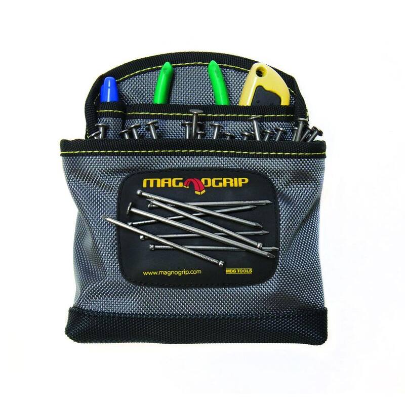 MagnoGrip 6.5 in. Platinum Pro Magnetic Clip-On Nail Utility Pouch - 002-795