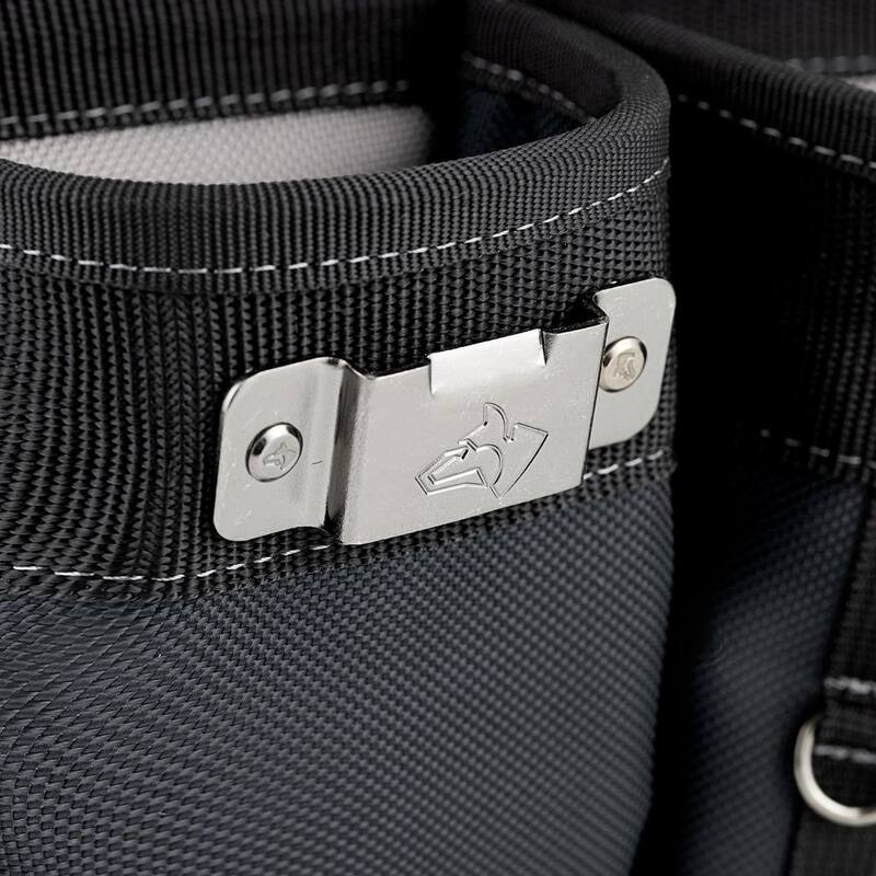 Husky Electrician's Tool Belt Pouch with Tape Measure Holder - HD00171