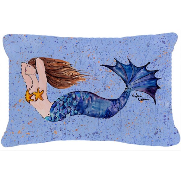 Jensendistributionservices Mermaid Indoor & Outdoor Fabric Decorative Pillow - MI2554051