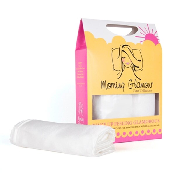 Morning Glamour Signature Box Satin Pillowcases- Ivory, 2PK - 854130004010