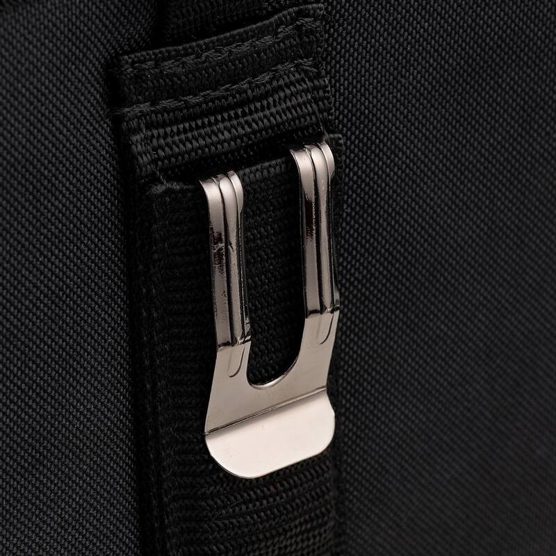 Husky 7 in. 3-Pocket Clip On Tool Belt Pouch - HD55200-TH