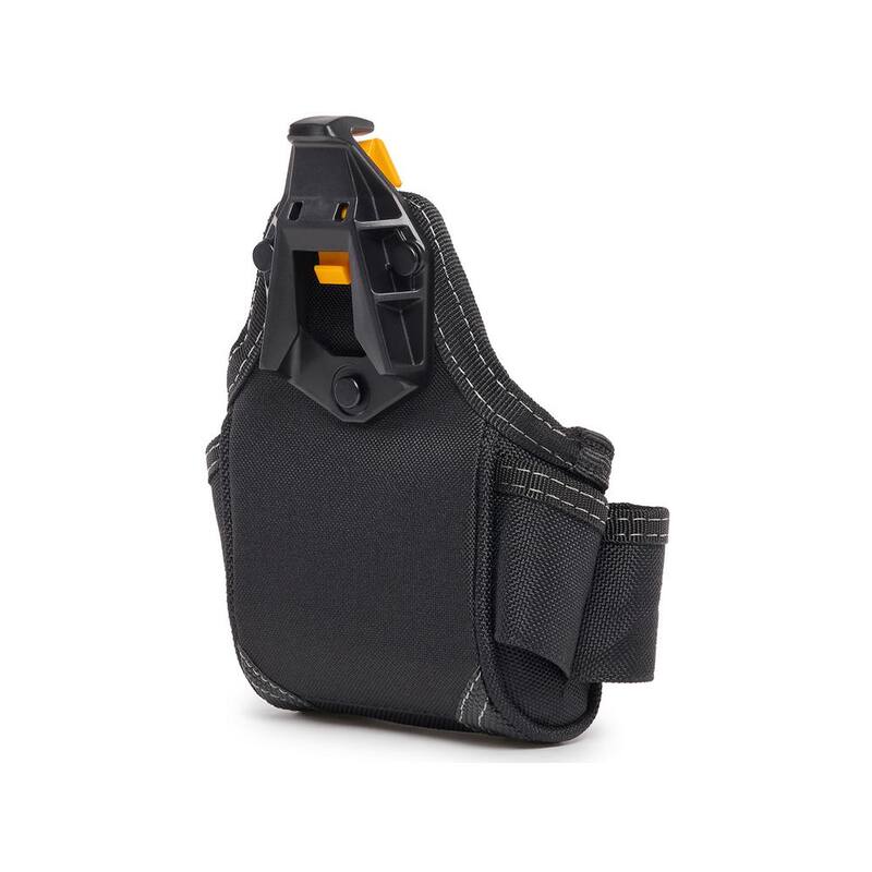 TOUGHBUILT Tape Measure/All Purpose Pouch in Black with ClipTech adaptability and 6-layer No-Snag Hidden-Seam construction - TB-CT-25