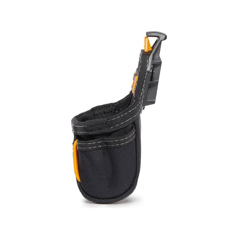 TOUGHBUILT Tape Measure/All Purpose Pouch in Black with ClipTech adaptability and 6-layer No-Snag Hidden-Seam construction - TB-CT-25