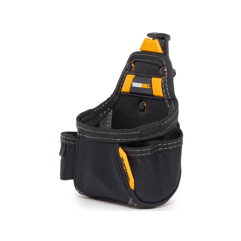 TOUGHBUILT Tape Measure/All Purpose Pouch in Black with ClipTech adaptability and 6-layer No-Snag Hidden-Seam construction - TB-CT-25