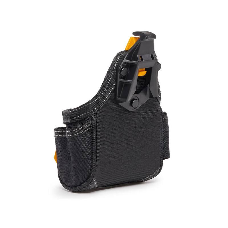 TOUGHBUILT Tape Measure/All Purpose Pouch in Black with ClipTech adaptability and 6-layer No-Snag Hidden-Seam construction - TB-CT-25