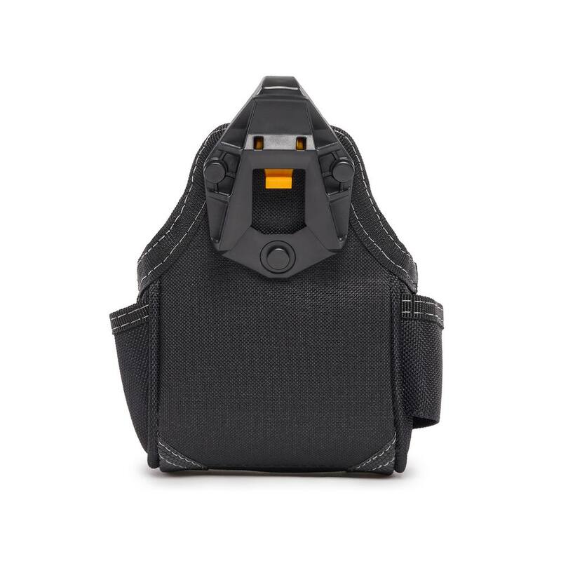 TOUGHBUILT Tape Measure/All Purpose Pouch in Black with ClipTech adaptability and 6-layer No-Snag Hidden-Seam construction - TB-CT-25