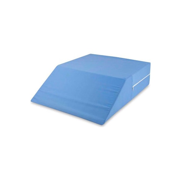Healthsmart DMI Bed Wedge Ortho Pillow, 24" x 20" x 6", Blue - 555-8071-0122
