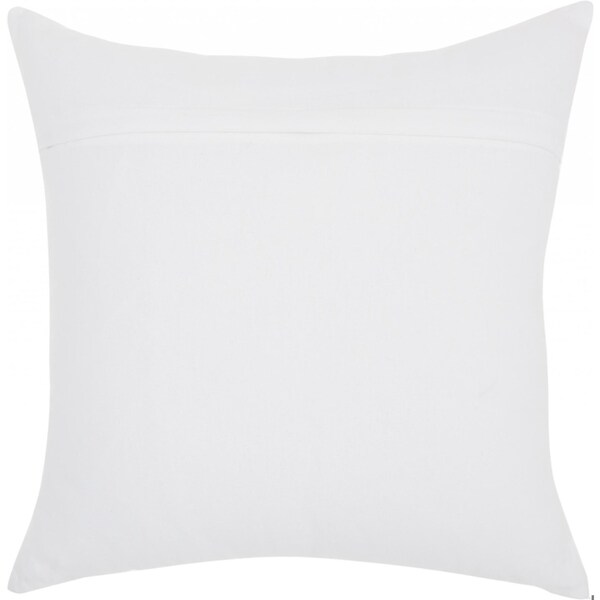 Homeroots 18 x 18 in. White & Red Cool Kitty Throw Pillow - 386614