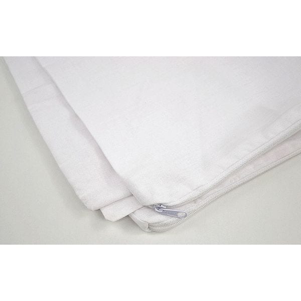 R & R Textile Pillow Protector, Queen, 21 x 30 In, PK12 - X10150