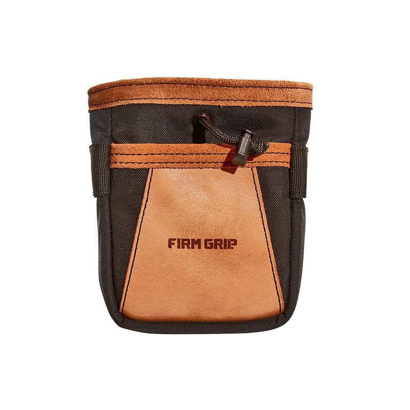 FIRM GRIP Build-A-Rig Hybrid Leather/Nylon Fastener Pouch - 1FG-3550