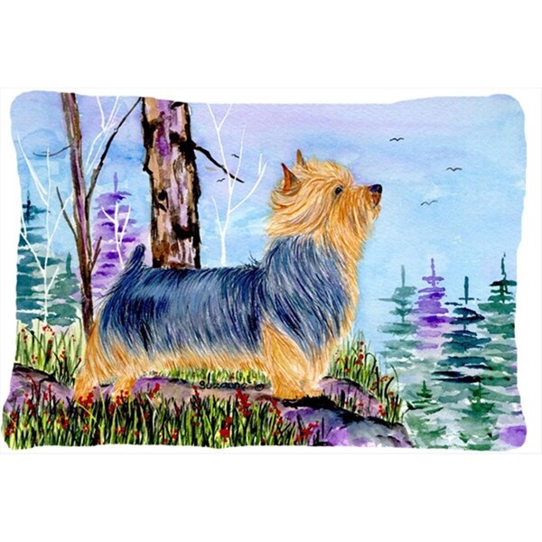 Jensendistributionservices Norwich Terrier Indoor & Outdoor Decorative Fabric Pillow - 12 x 16 in. - MI2549820