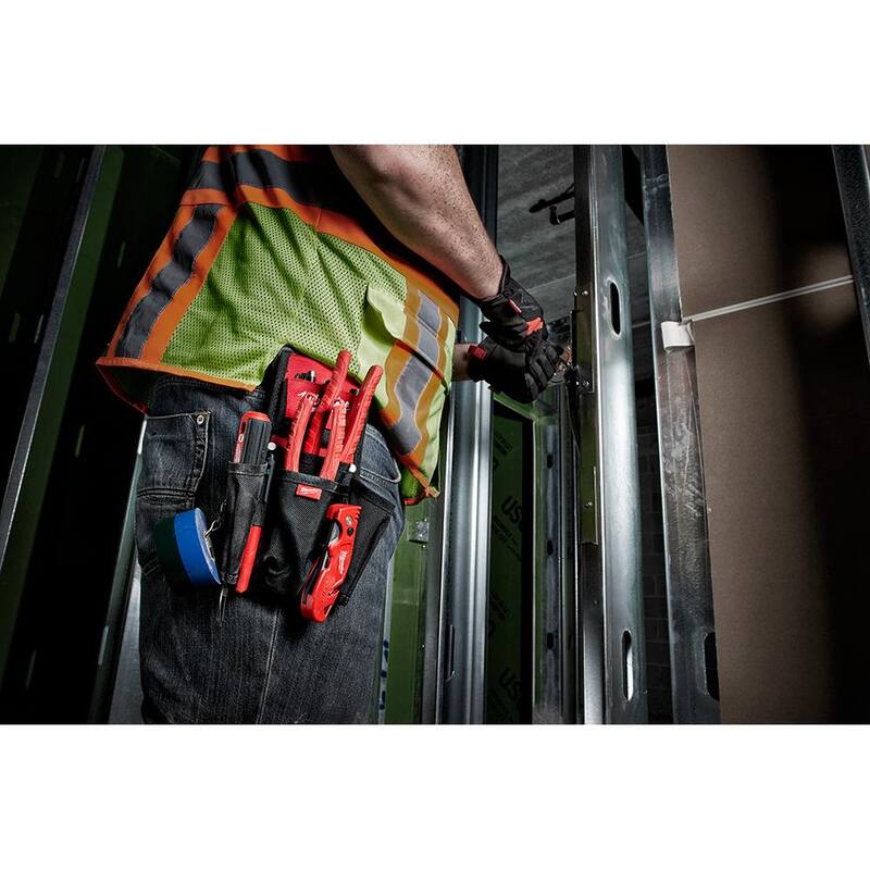 Milwaukee 7-Pocket Compact Utility Pouch with 9-Pocket Utility Pouch (2-Piece) - 48-22-8118-48-22-8119