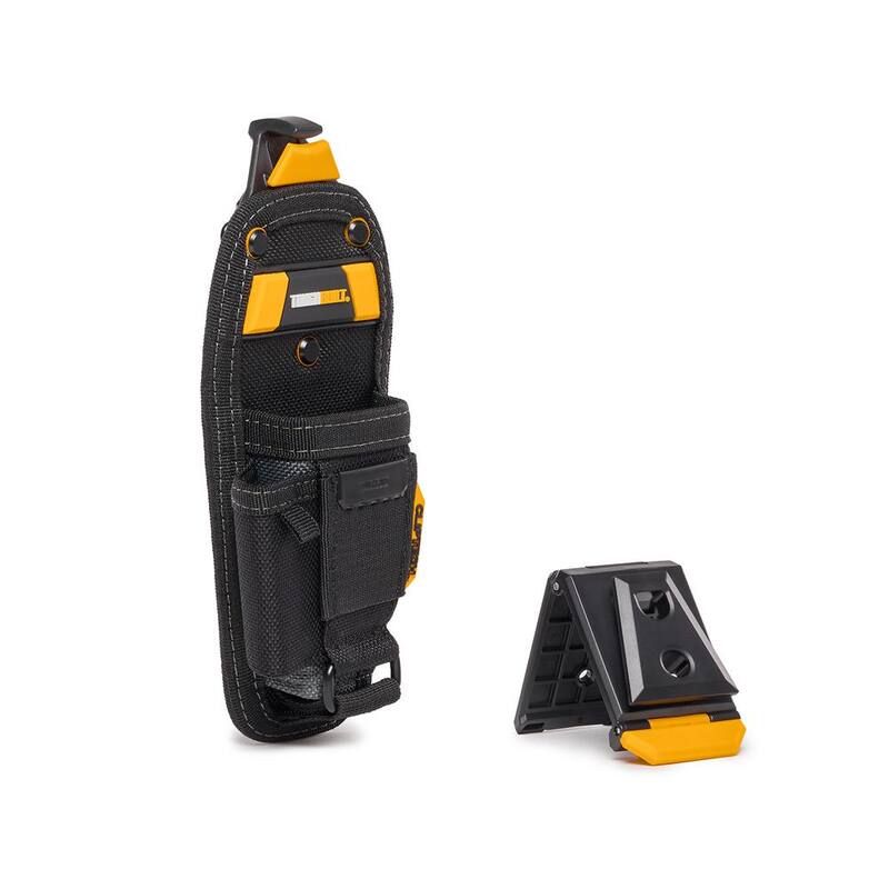 TOUGHBUILT Small Pliers Pouch in Black with ClipTech Hub and adjustable bottom pliers pocket - TB-CT-35-S