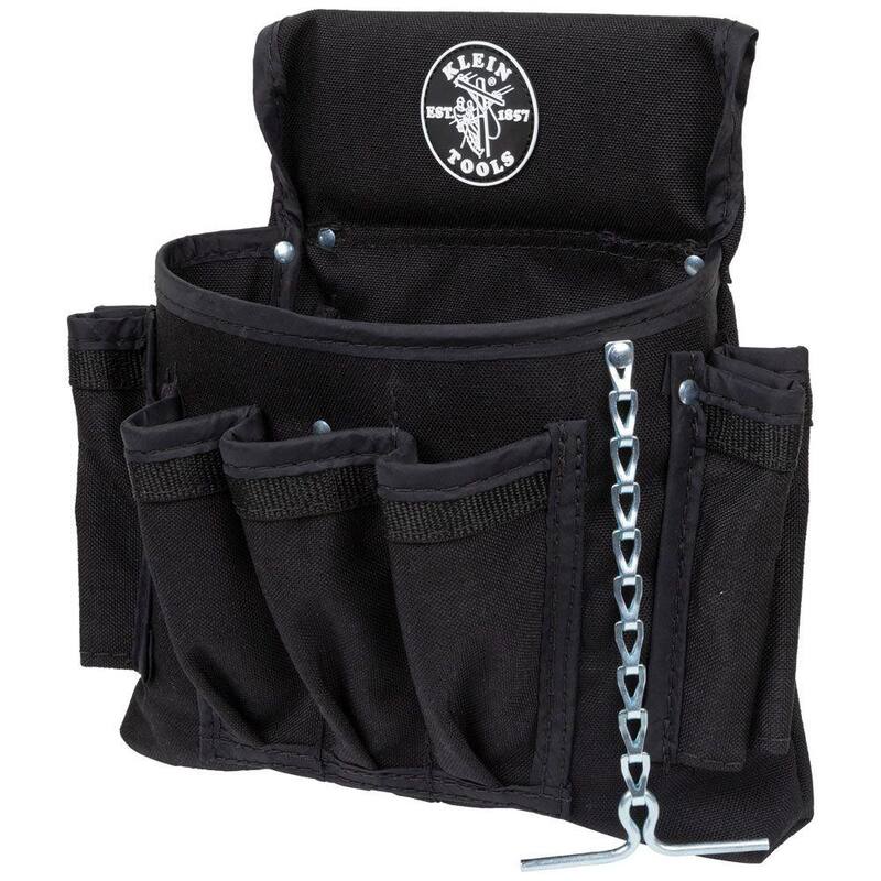 Klein Tools PowerLine Series Electrician Tool Pouch, 18-Pocket - 5719