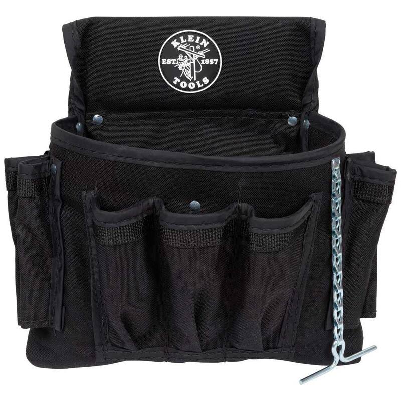 Klein Tools PowerLine Series Electrician Tool Pouch, 18-Pocket - 5719