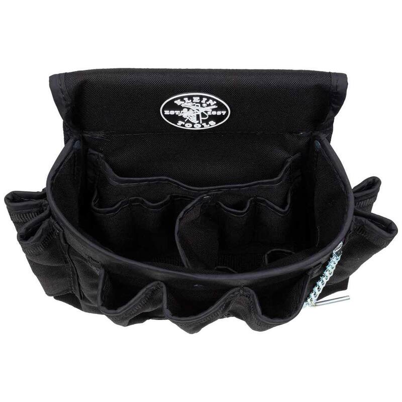 Klein Tools PowerLine Series Electrician Tool Pouch, 18-Pocket - 5719