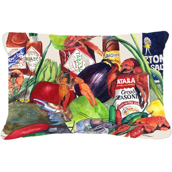 Jensendistributionservices 12 x 16 In. Louisana Spices Indoor & Outdoor Fabric Decorative Pillow - MI2554153