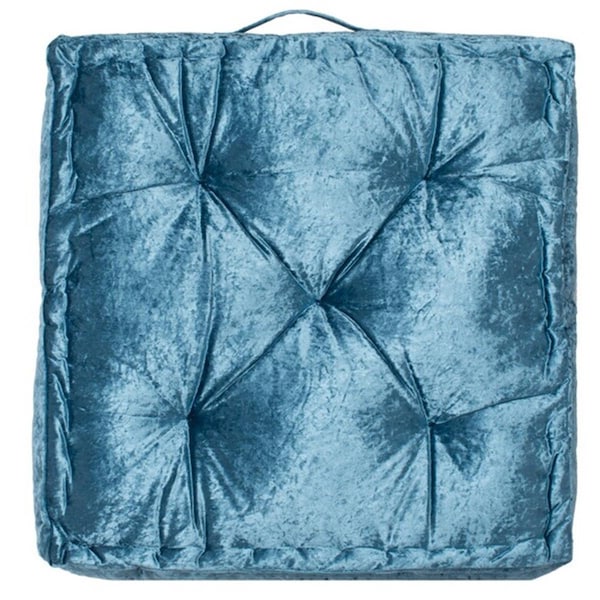 Safavieh Belia Floor Pillow - Dark Turquoise - FLP1001K-2424