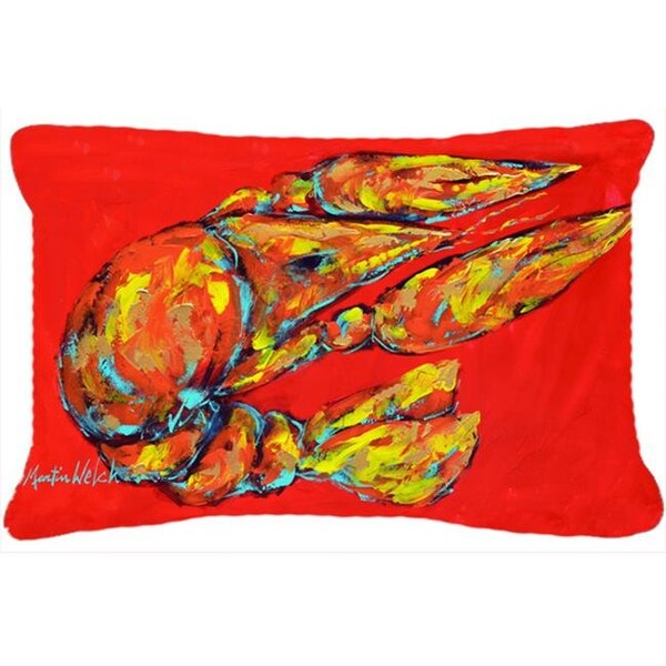 Carolines Treasures Carolines Treasures MW1151PW1216 12 x 16 In. Reach for the Claws Indoor & Outdoor Fabric Decorative Pillow - MW1151PW1216