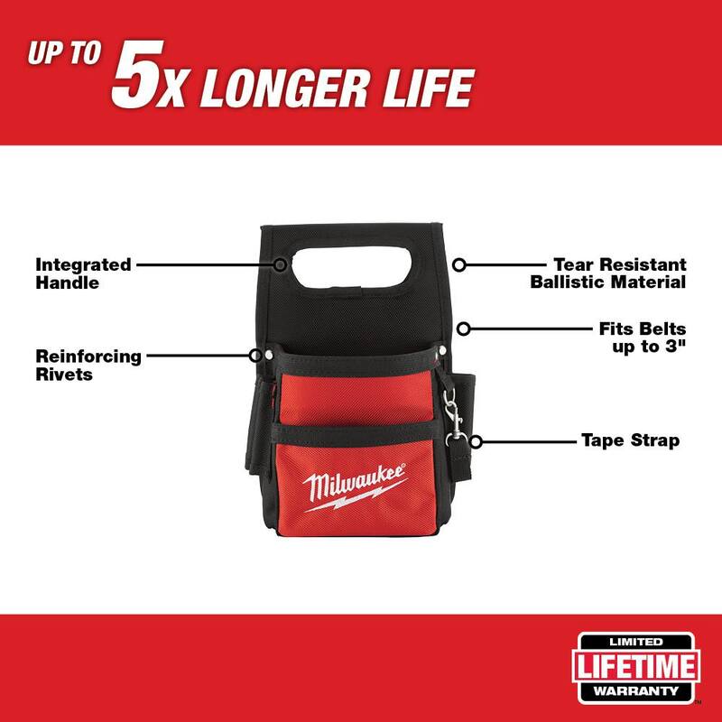 Milwaukee 11 in. Compact Electricians Pouch - 48-22-8111