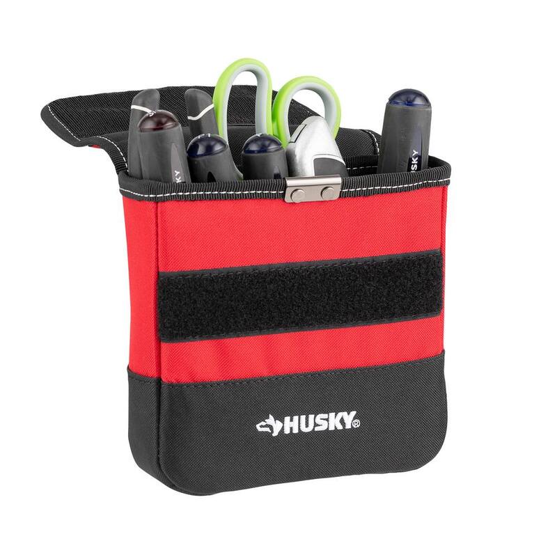 Husky 7 in. Clip On Tool Belt Pouch - HD55300-TH