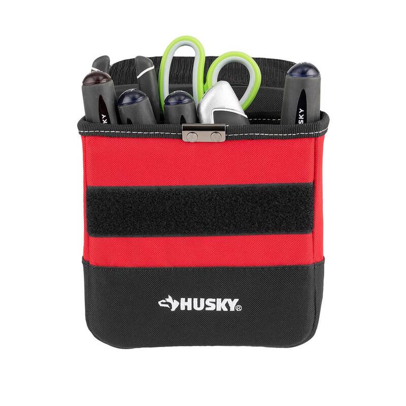 Husky 7 in. Clip On Tool Belt Pouch - HD55300-TH