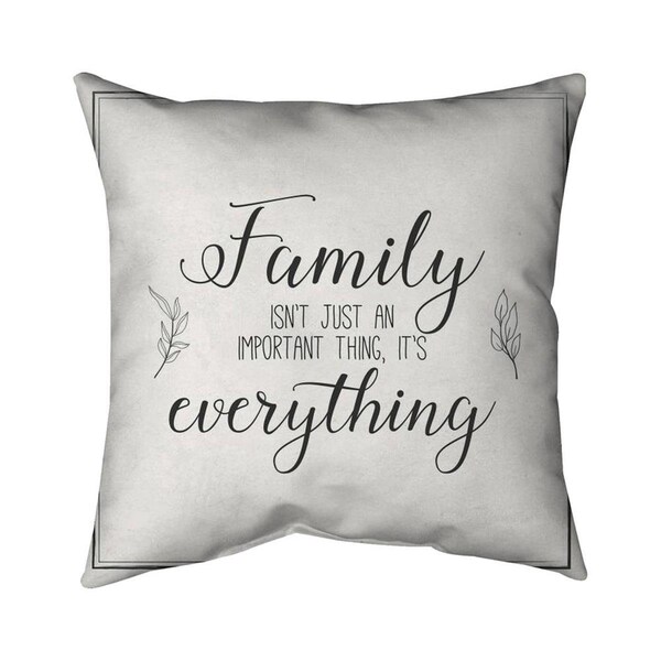 Fondo 20 x 20 in. Family-Double Sided Print Indoor Pillow - FO3339630
