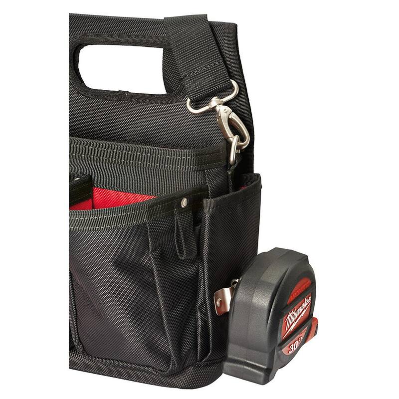 Milwaukee 15-Pocket Electricians Tool Pouch/Holster with Quick Adjust Belt and 11-in-1 Multi-Tip Screwdriver - 48-22-8112-48-22-2761