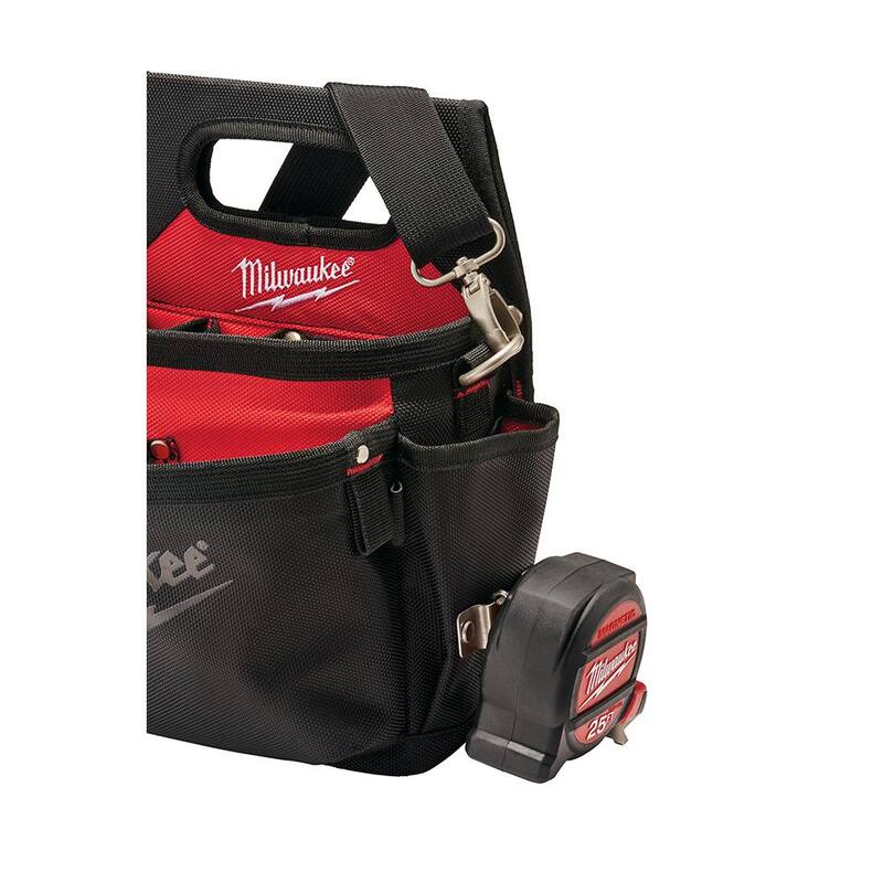 Milwaukee 15-Pocket Electricians Tool Pouch/Holster with Quick Adjust Belt and 11-in-1 Multi-Tip Screwdriver - 48-22-8112-48-22-2761