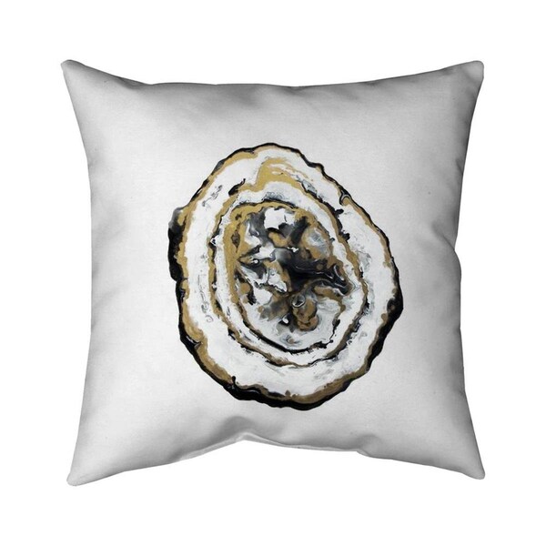 Begin Home Decor 26 x 26 in. Golden Geode-Double Sided Print Indoor Pillow - 5541-2626-MN7