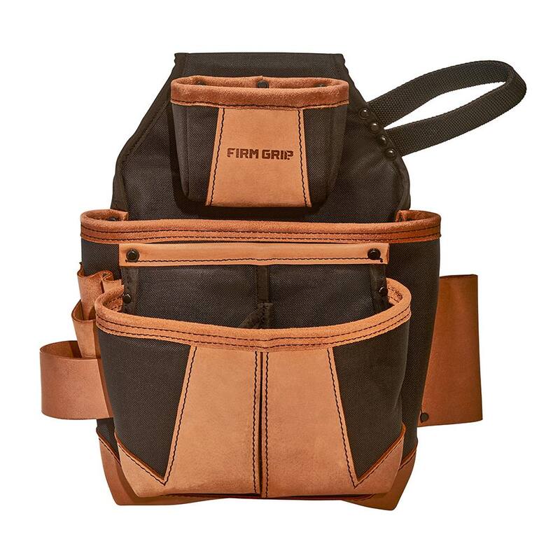 FIRM GRIP Build-A-Rig Hybrid Leather/Nylon Framer Fastener Pouch - 1FG-7500-L