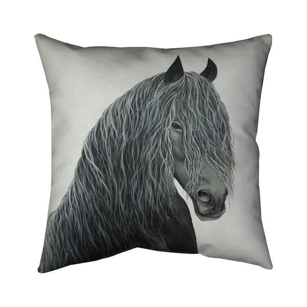 Fondo 26 x 26 in. Wild Heart Horse-Double Sided Print Indoor Pillow - FO2793254