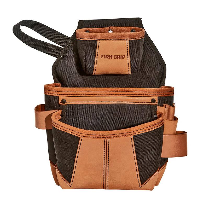 FIRM GRIP Build-A-Rig Hybrid Leather/Nylon Framer Tool Pouch - 1FG-7500-R