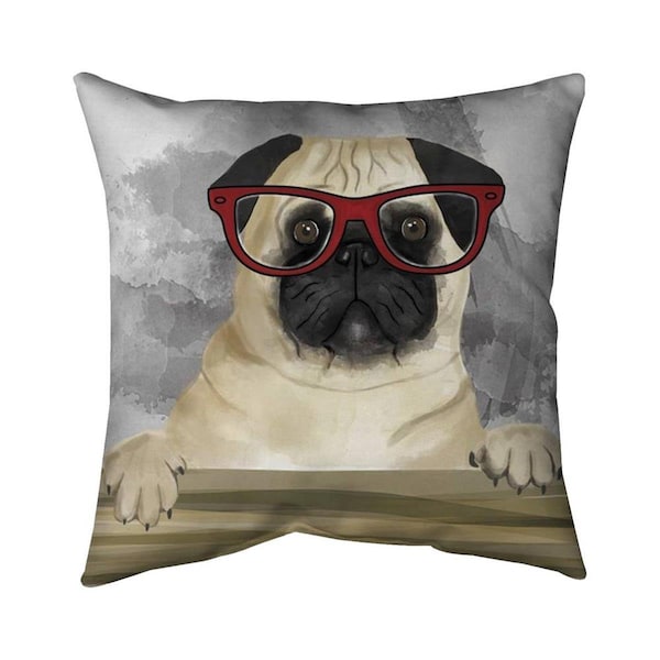 Begin Home Decor 20 x 20 in. Geek Carlin-Double Sided Print Indoor Pillow - 5541-2020-AN95