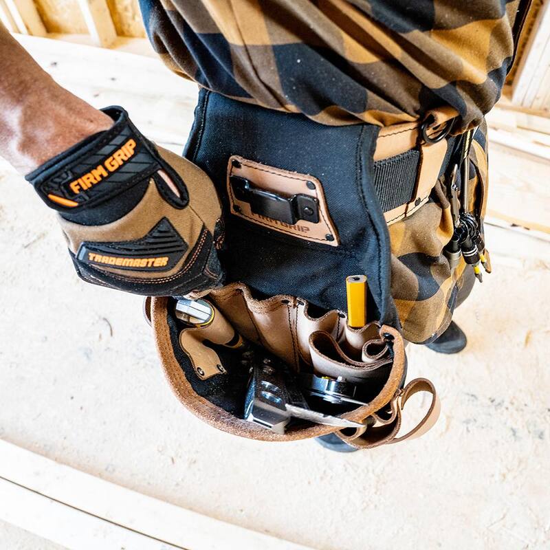 FIRM GRIP Build-A-Rig Hybrid Leather/Nylon Carpenter Tool Pouch - 1FG-5500-R
