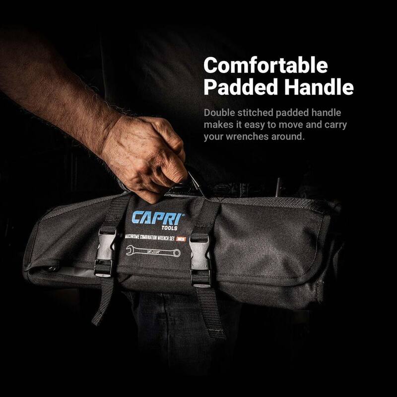 Capri Tools SAE Wrench Roll Up Pouch (17-Pocket) - CP11495-POUCH