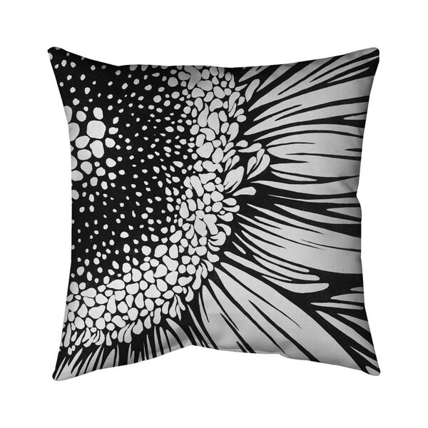 Fondo 26 x 26 in. Gerbera Flower-Double Sided Print Indoor Pillow - FO2793748