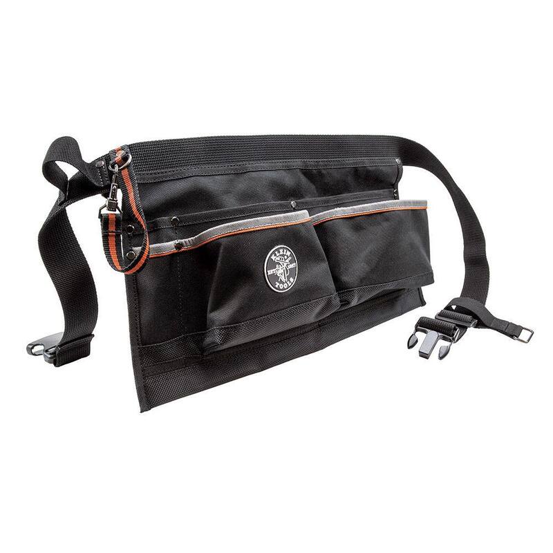 Klein Tools Tradesman Pro 19 in. 6-Pocket Tool Pouch Apron, Black - 5244