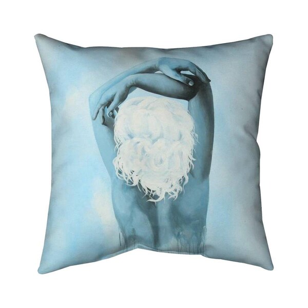 Begin Home Decor 20 x 20 in. Sweet Woman-Double Sided Print Indoor Pillow - 5541-2020-FI43
