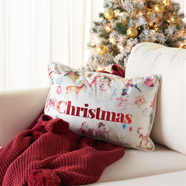 Safavieh Mable Pillow, Assorted Color & Red - PLS7105B-1218